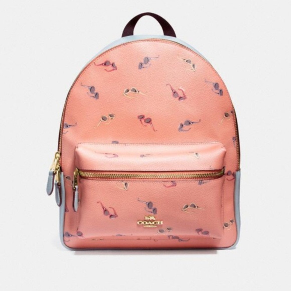 Coach Medium Charlie Backpack Sunglass Print